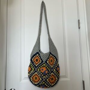 Urban Outfitters Crocheted Granny Square Bag - Multi Color